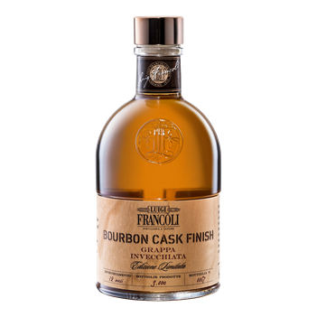 FRANCOLI Grappa Bourbon Cask Finish 0,50 ltr