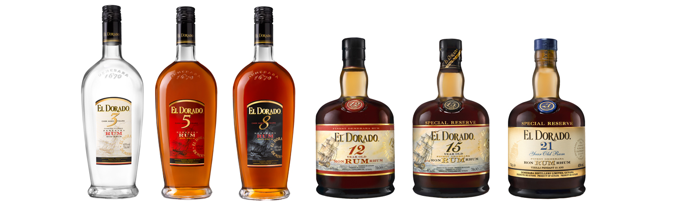 El Dorado Rum line-up Slijterij Mans Margraten