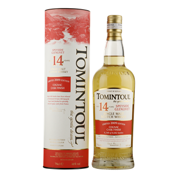 TOMINTOUL 14YO 2009 Cognac Cask Finish 0,70 ltr