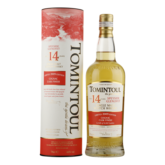 TOMINTOUL 14YO 2009 Cognac Cask Finish 0,70 ltr