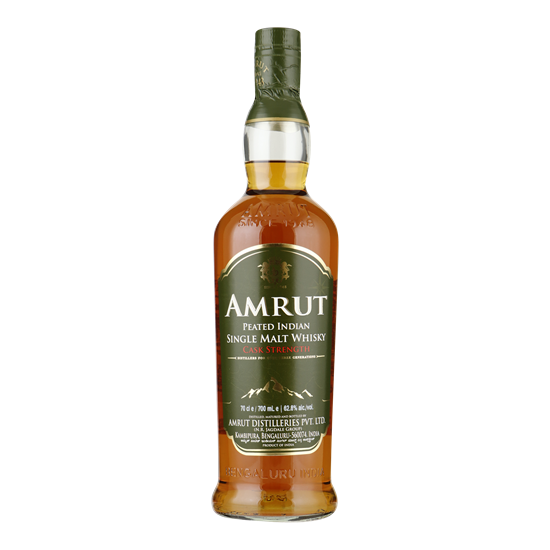 AMRUT Cask Strenght Peated Indian Single Malt 62,8% 0,70 ltr