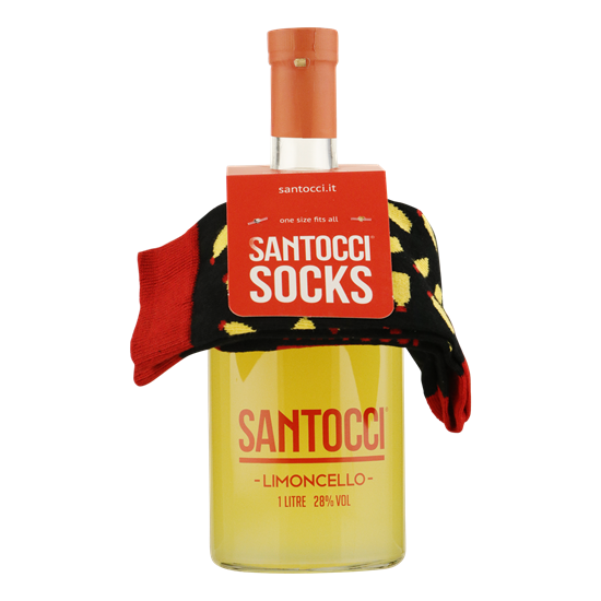 SANTOCCI Limoncello + Socks 1,00 ltr