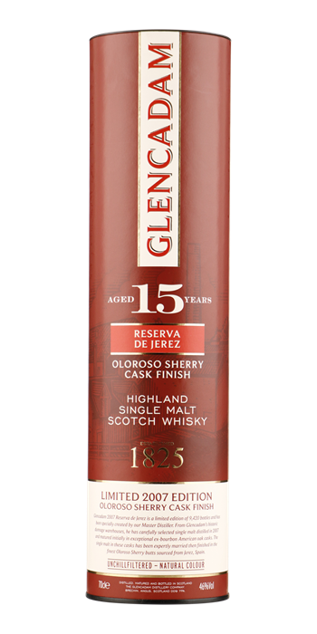 GLENCADAM 15YO Oloroso Sherry Cask Finish 2007 0,70 ltr