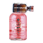 FILLIERS Pink Dry Gin 28 0,50 ltr + mini dry gin 5cl on pack