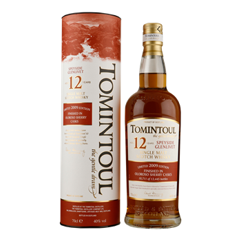 TOMINTOUL 12YO Oloroso Cask Finish 0,70 ltr