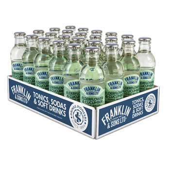 FRANKLIN & SONS Elderflower & Cucumber Tonic 24x20cl