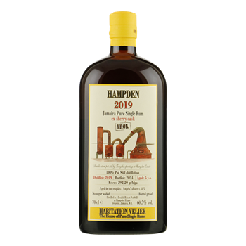 HABITATION VELIER Hampden 2019 LROK Ex-Sherry 60,5% 0,70 ltr