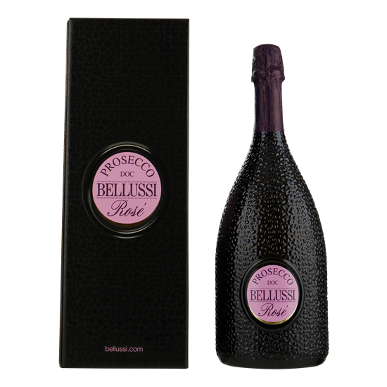 BELLUSSI Prosecco DOC Rose Brut 1,5 ltr in geschenkdoos