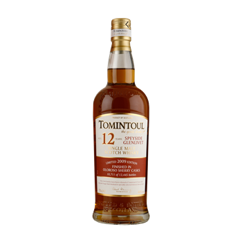 TOMINTOUL 12YO Oloroso Cask Finish 0,70 ltr