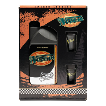 NOZEM OIL 1,00 ltr GVP + 2 shotglazen