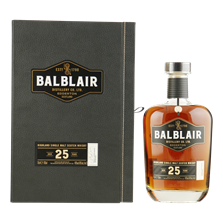 BALBLAIR 25YO Highland Single Malt Whisky 0,70 ltr