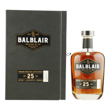 BALBLAIR 25YO Highland Single Malt Whisky 0,70 ltr
