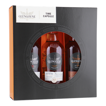 GLENGOYNE 'time keeper'giftpack 3x20cl (12YO/Legacy/18YO)