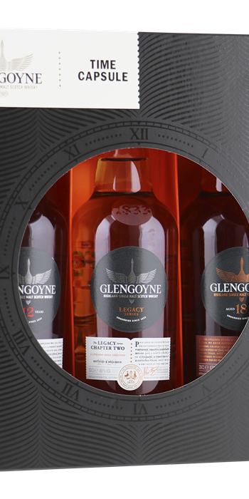 GLENGOYNE 'time keeper'giftpack 3x20cl (12YO/Legacy/18YO)