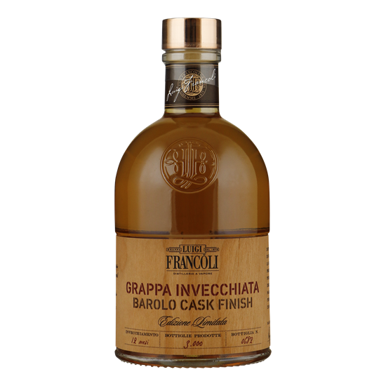 FRANCOLI Grappa Barolo Cask Finish 0,50 ltr.