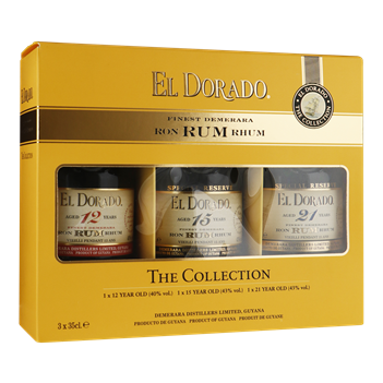 EL DORADO Giftpack 3x0,35ltr (12YO/15YO/21YO)