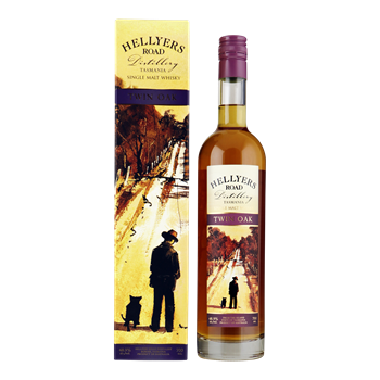 HELLYERS ROAD Single Malt Whisky Twin Oak 0,70 ltr