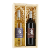 COMTESSE THIBIER Geschenkkist 1fl.Merlot+1fl.Chardonnay