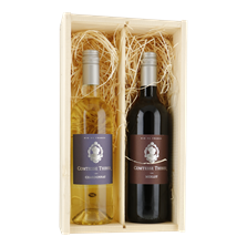 COMTESSE THIBIER Geschenkkist 1fl.Merlot+1fl.Chardonnay