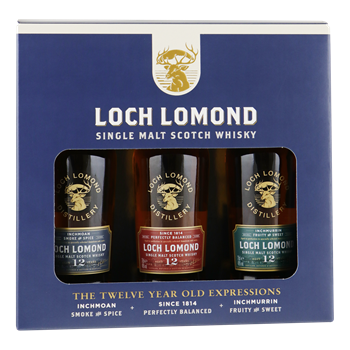 LOCH LOMOND 12YO Giftpack 3x0,20 ltr