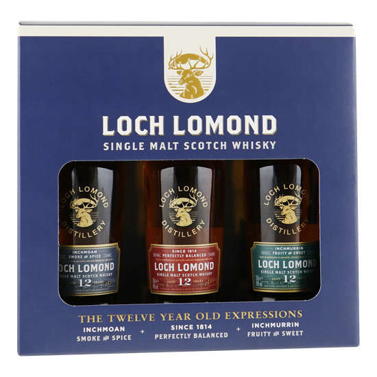 LOCH LOMOND 12YO Giftpack 3x0,20 ltr