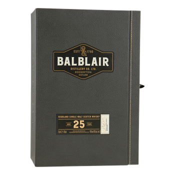 BALBLAIR 25YO Highland Single Malt Whisky 0,70 ltr