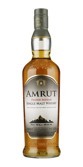 AMRUT Peated Indian Single Malt Whisky 46% 0,70 ltr.