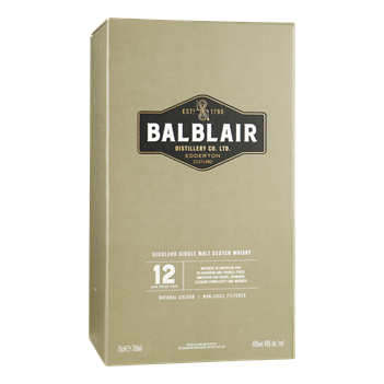 BALBLAIR 12YO Highland Single Malt Whisky 0,70 ltr