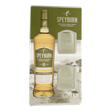 SPEYBURN Single Malt 10YO giftpack + 2 glazen