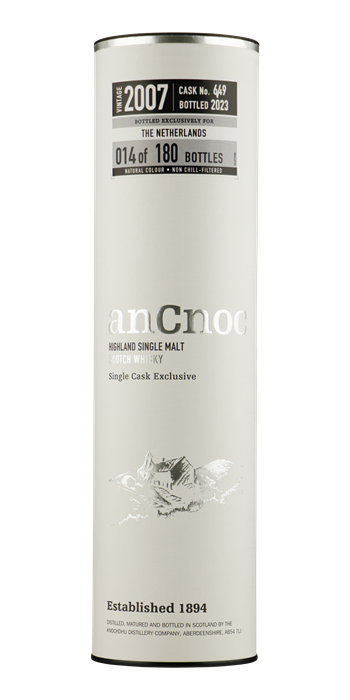 ANCNOC 15YO 2007 Single Cask Netherlands Cask Strength