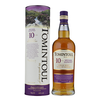 TOMINTOUL 10YO Speyside Whisky 0,70 ltr