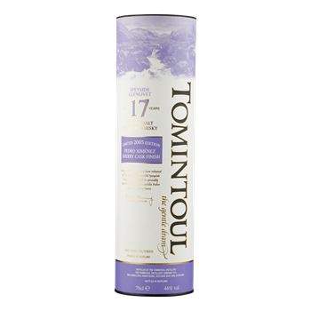 TOMINTOUL 17YO 2005 PX Sherry Cask Finish 0,70 ltr