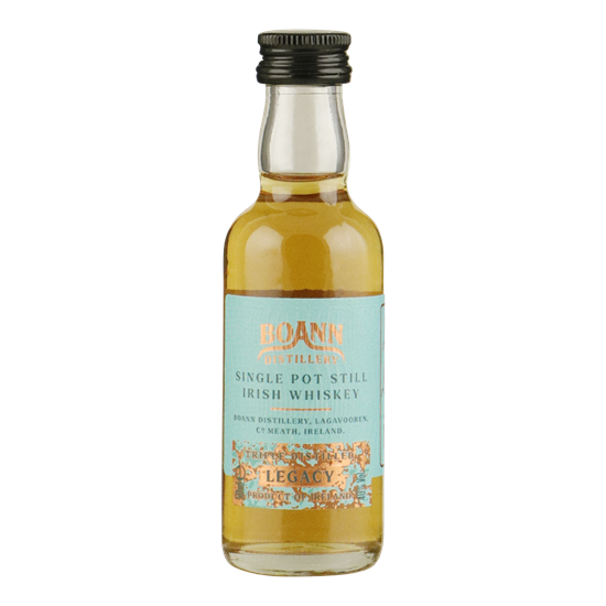 BOANN Legacy Mini Single Pot Still Irish Whiskey 5cl 40%