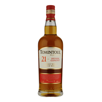 TOMINTOUL 21YO Speyside Glenlivet Single Malt Whisky 0,70ltr