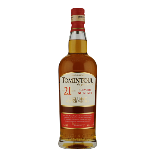 TOMINTOUL 21YO Speyside Glenlivet Single Malt Whisky 0,70ltr