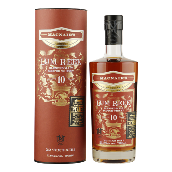 MACNAIR'S 10YO Blended Peated Cask Strength Batch #2 0,70ltr