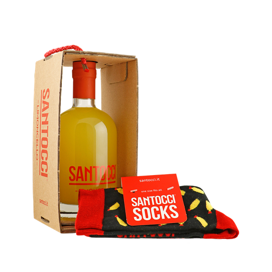 SANTOCCI Limoncello + socks 0,70 ltr