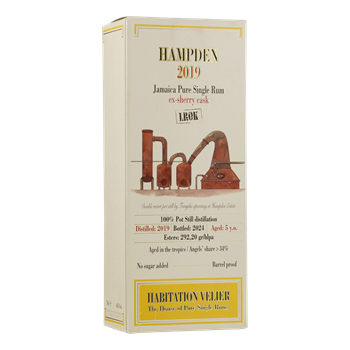HABITATION VELIER Hampden 2019 LROK Ex-Sherry 60,5% 0,70 ltr