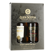 GLEN SCOTIA 15YO + Double Cask Giftpack 2x0,20 ltr