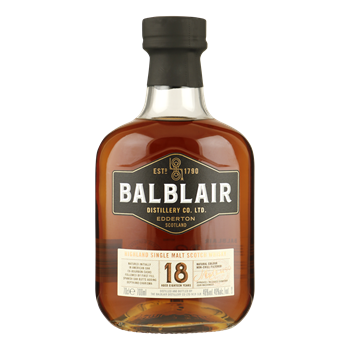 BALBLAIR 18YO Highland Single Malt Whisky 0,70 ltr