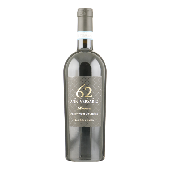 SAN MARZANO Anniversario 62 Primitivo Manduria Riserva DOP