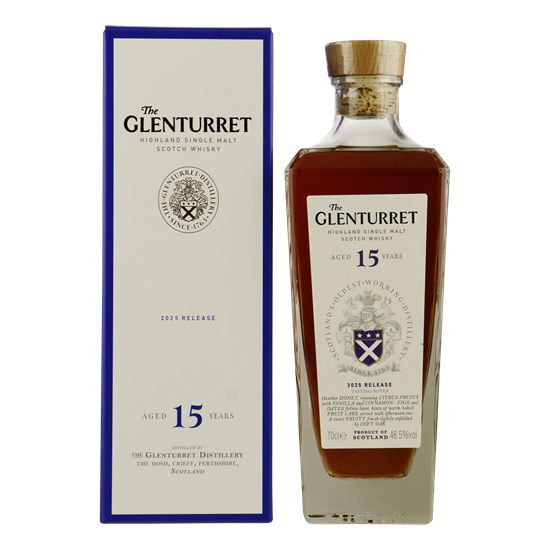 GLENTURRET 15YO 2025 0,70 ltr