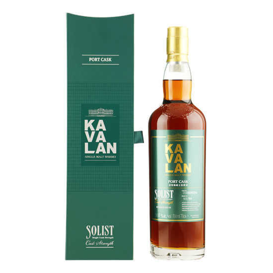 KAVALAN Single Malt Whisky Port Cask Solist 0,70 ltr.