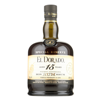 EL DORADO rum 15 Years Old 43% 0,70 ltr.+ omdoos