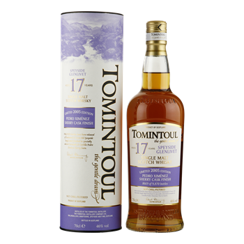 TOMINTOUL 17YO 2005 PX Sherry Cask Finish 0,70 ltr