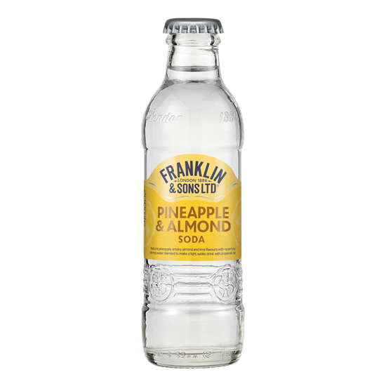 FRANKLIN & SONS Pineapple & Almond Soda 24x20cl