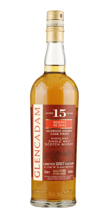 GLENCADAM 15YO Oloroso Sherry Cask Finish 2007 0,70 ltr