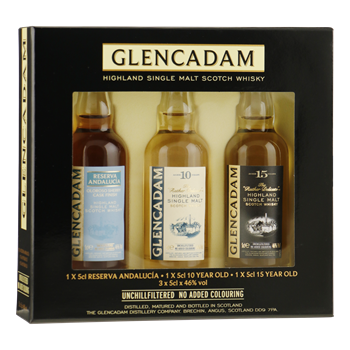 GLENCADAM Miniset 3x5cl 10/15/Andalucia