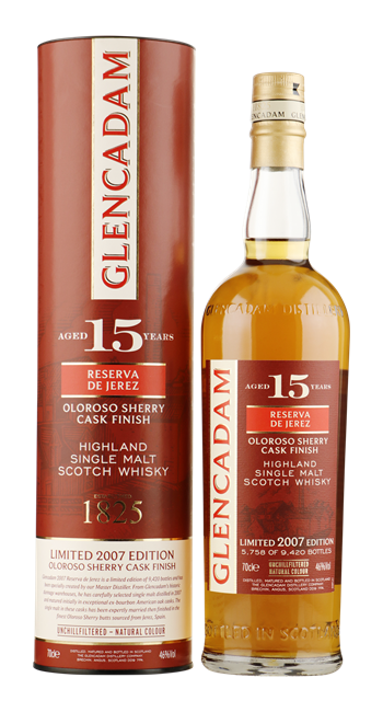 GLENCADAM 15YO Oloroso Sherry Cask Finish 2007 0,70 ltr