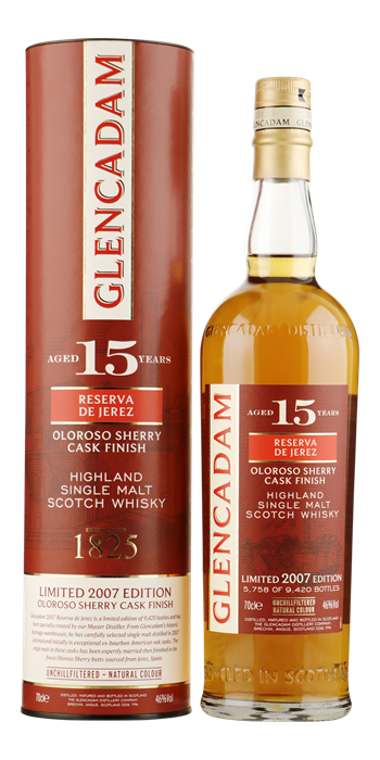 GLENCADAM 15YO Oloroso Sherry Cask Finish 2007 0,70 ltr